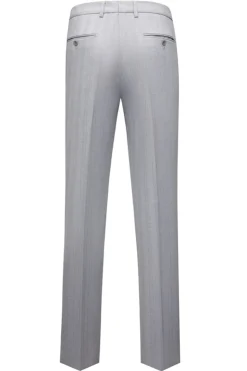 Xaile Cinzento Simples Lapela 3 Peças Conjunto de Terno Masculino