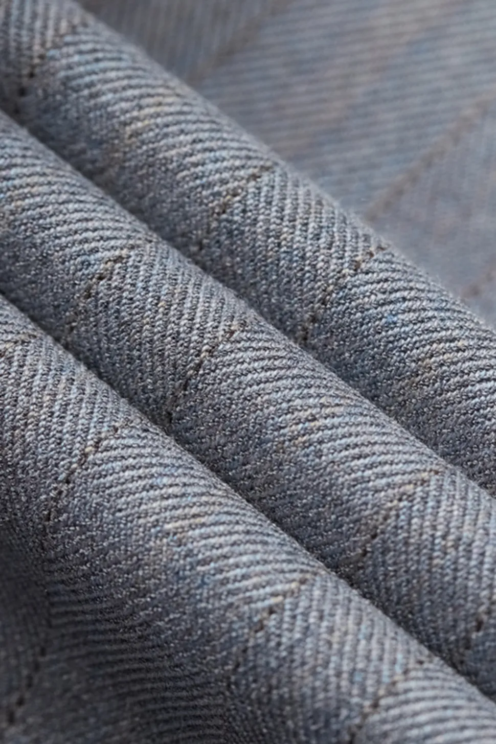 Xaile Cinzento Simples Lapela 3 Peças Conjunto de Terno Masculino