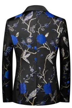 Xaile roxo lapela Jacquard 3 peças homens ternos de baile
