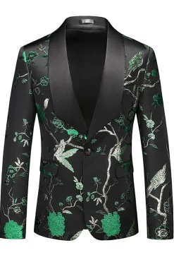 Xaile roxo lapela Jacquard 3 peças homens ternos de baile
