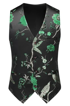 Xaile roxo lapela Jacquard 3 peças homens ternos de baile