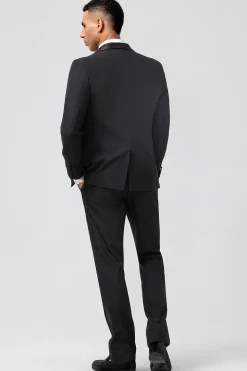 Xaile Verde Escuro Lapela 3-Peças Slim Fit Ternos Masculinos