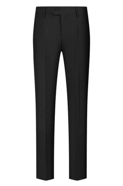 Xale Preto Lapela Um Botão 3-Piece Homens Ternos