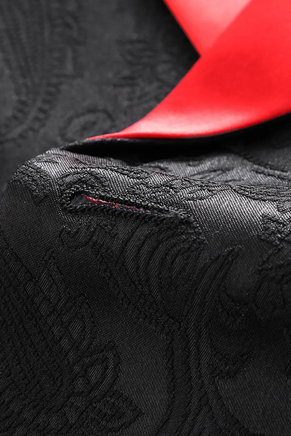 Xale Preto Lapela Um Botão 2 Peças Homens Prom Suits