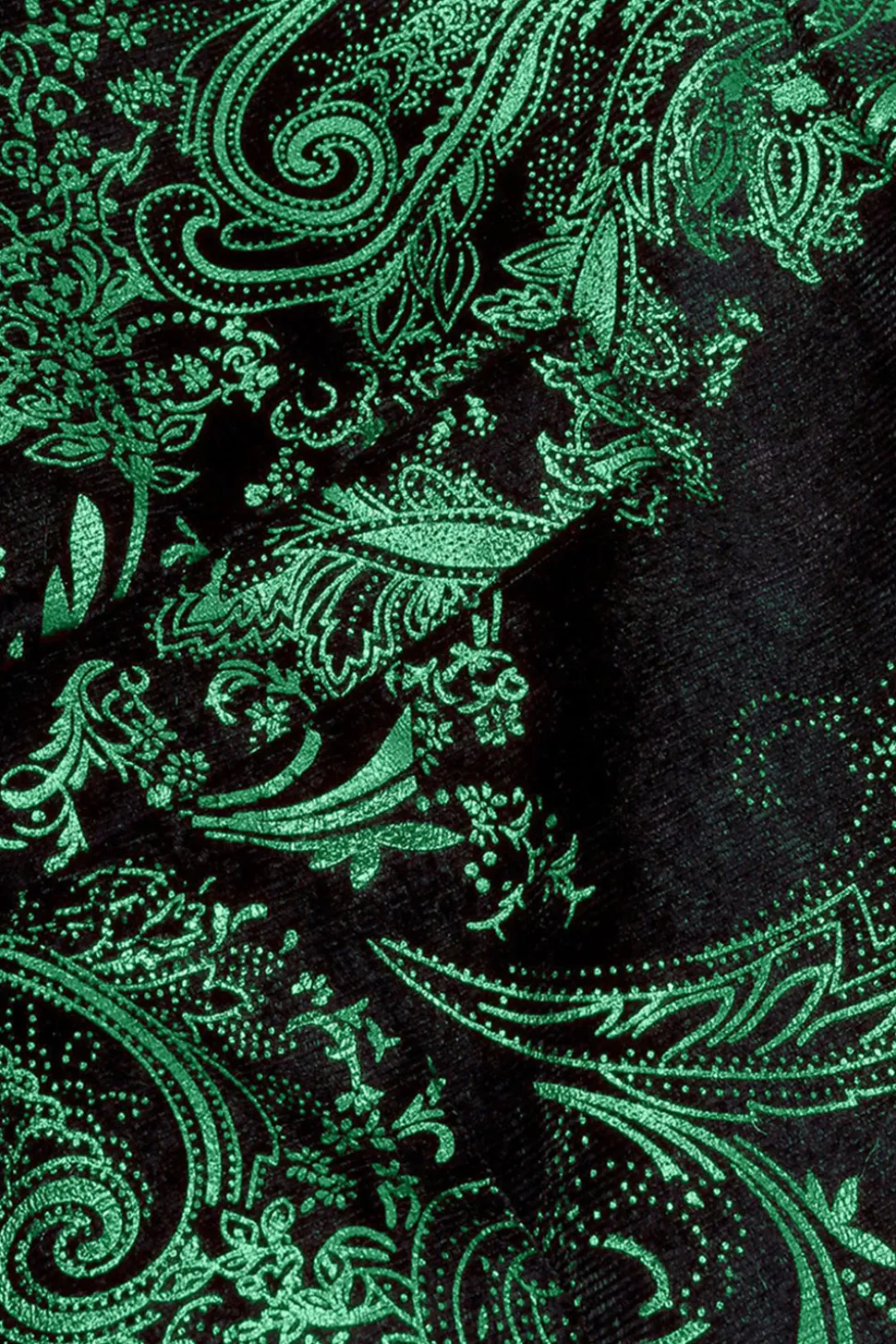 Xale Verde Lapela Um Botão Jacquard Blazer Masculino Prom